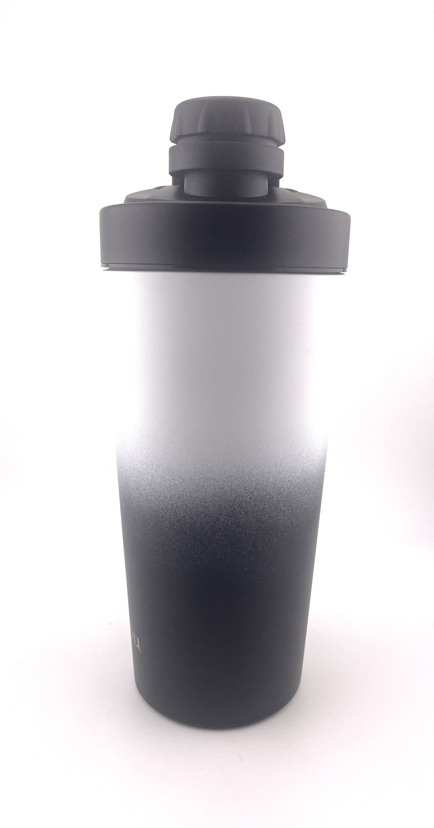 Eco4you 20oz Stainless Steel Shaker Bottle Black & White