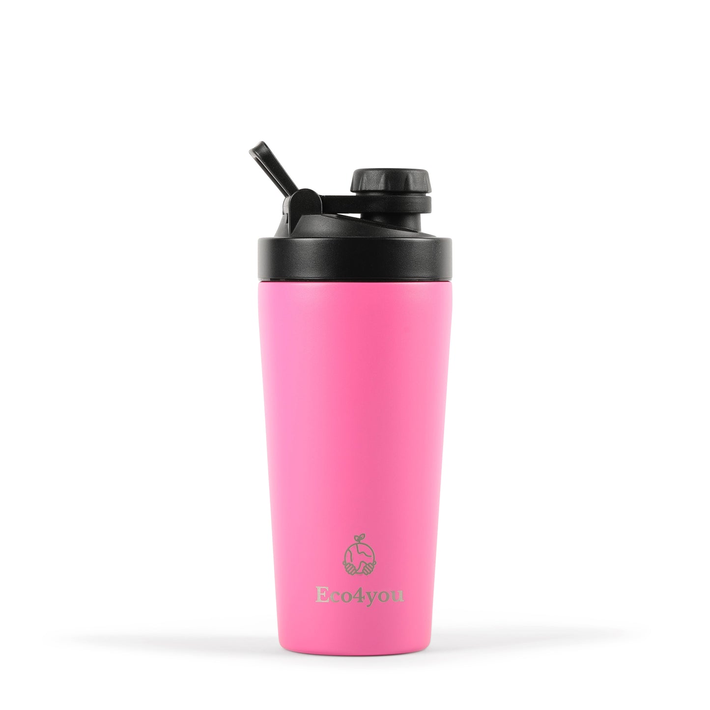 Eco4you 20oz Stainless Steel Shaker Bottle Pink